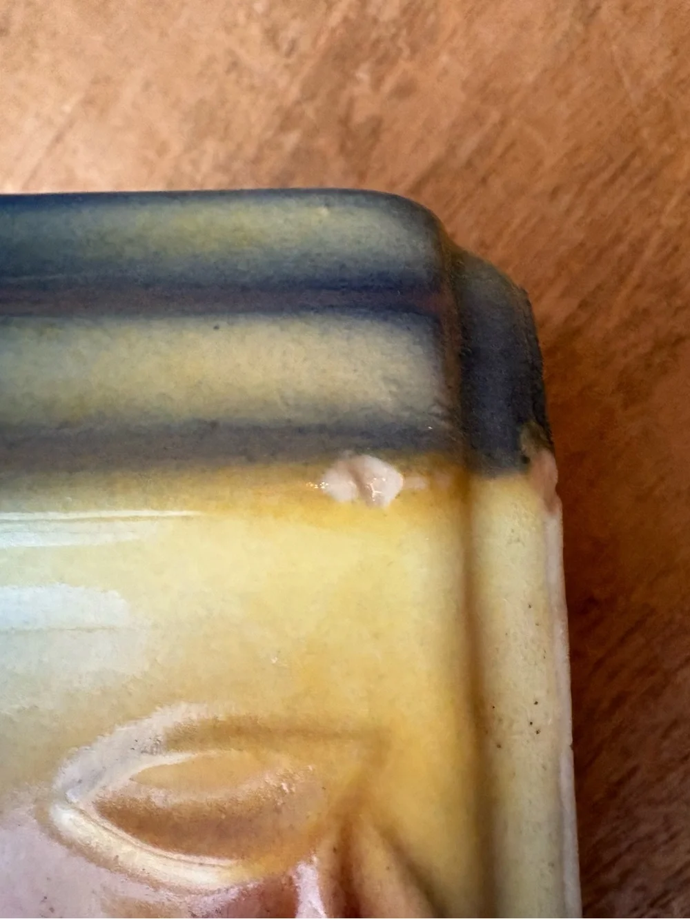 Shawnee Pottery relief flower